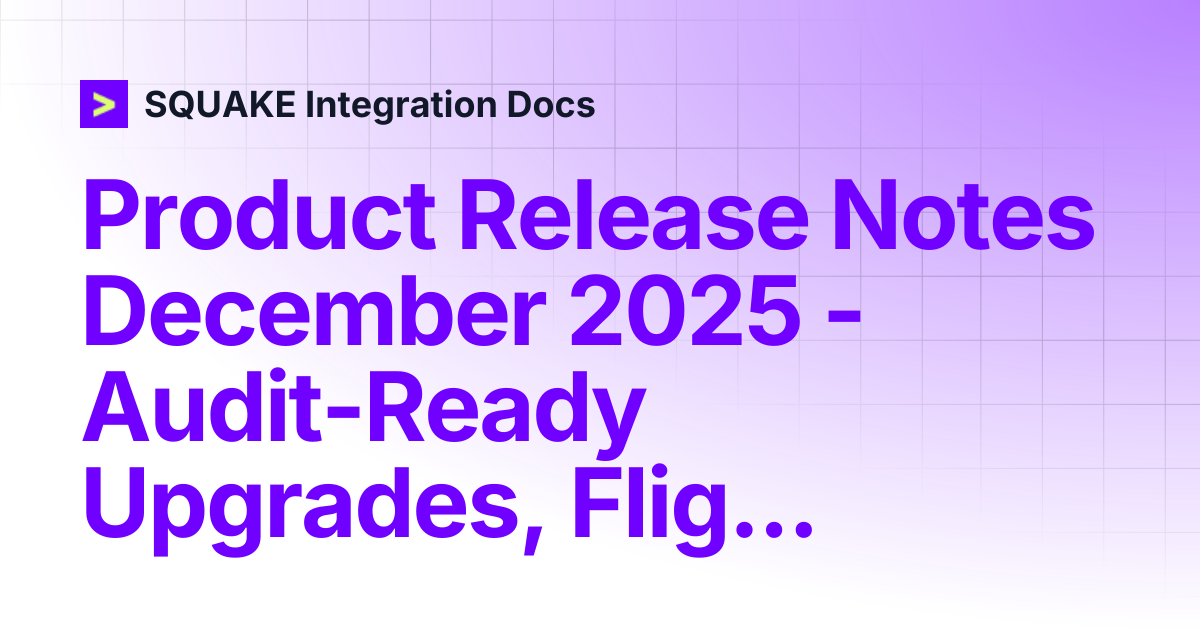 Product Release Notes December 2025 - Audit-Ready Upgrades, Flight GHGP ...